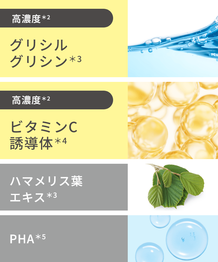 寝る前に毛穴肌ひきしめ＆くすみ＊1ケア