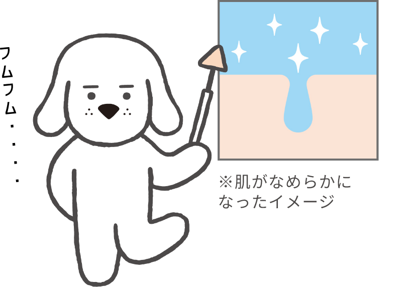 寝る前に毛穴肌ひきしめ＆くすみ＊1ケア